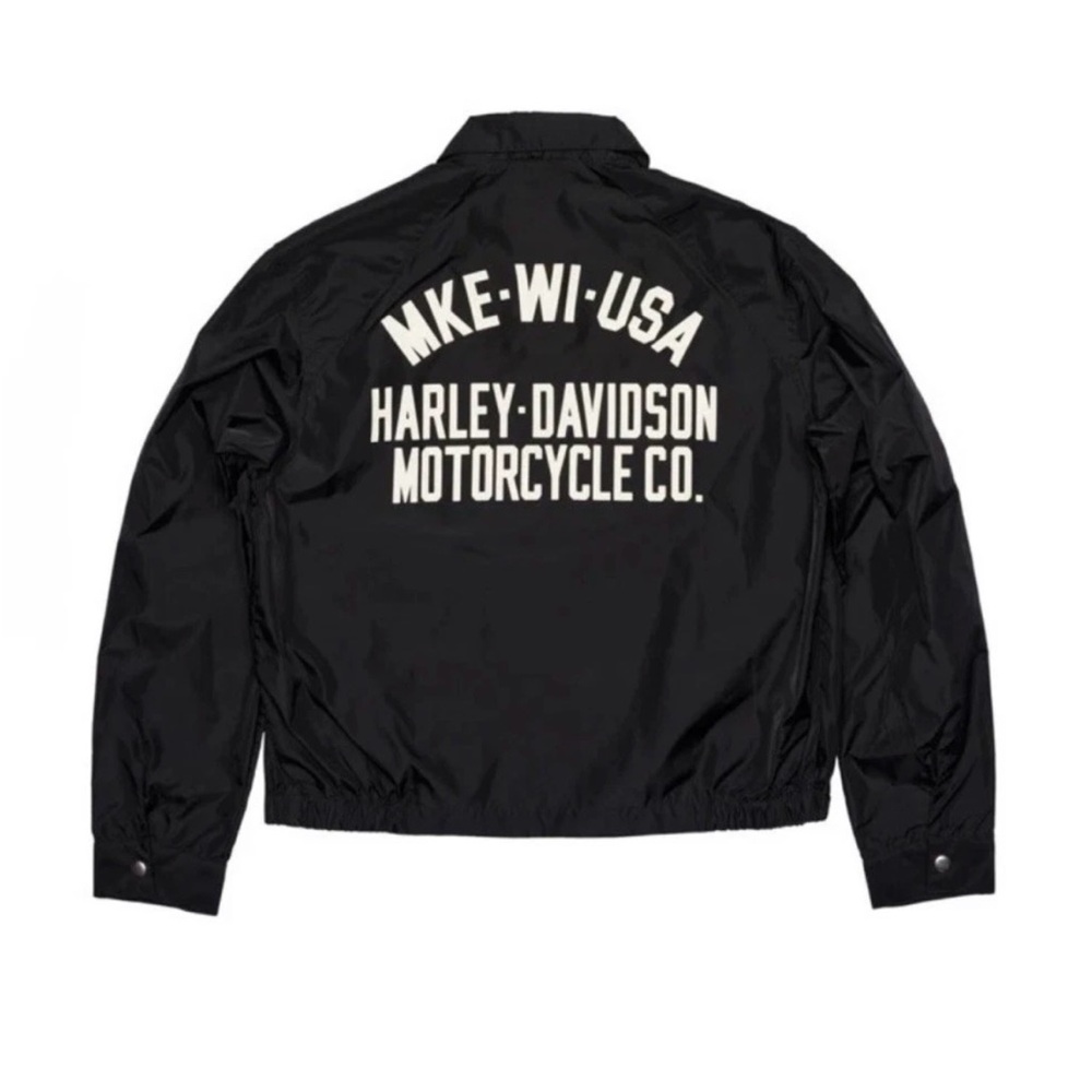 Harley-Davidson Black MKE Workwear Jacket Size Large Men’s Black Full Zip